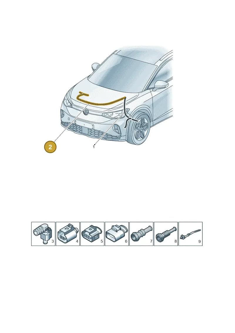 1EA927902E — Volkswagen ID.4 (2020-2025) diagram 11a927001, position 2