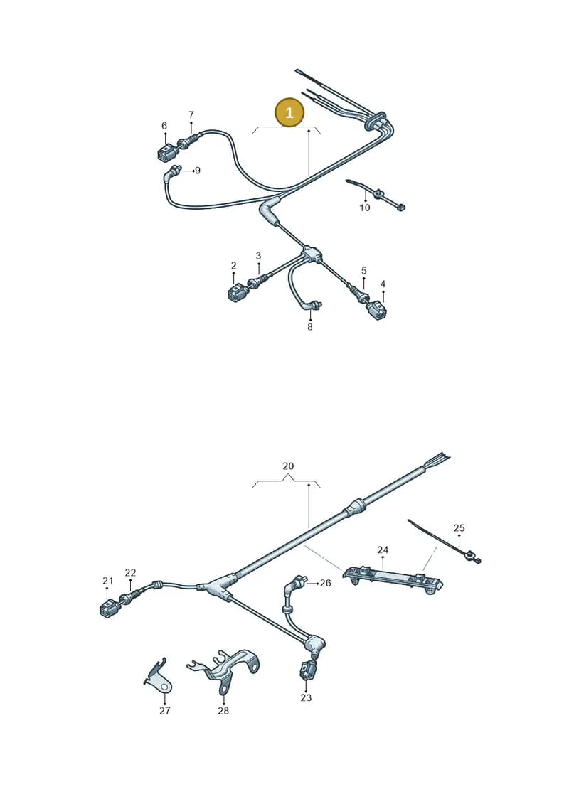 1EA927903BC — Audi Q4 Sportback (2021-2025) diagram 89a927100, position 1