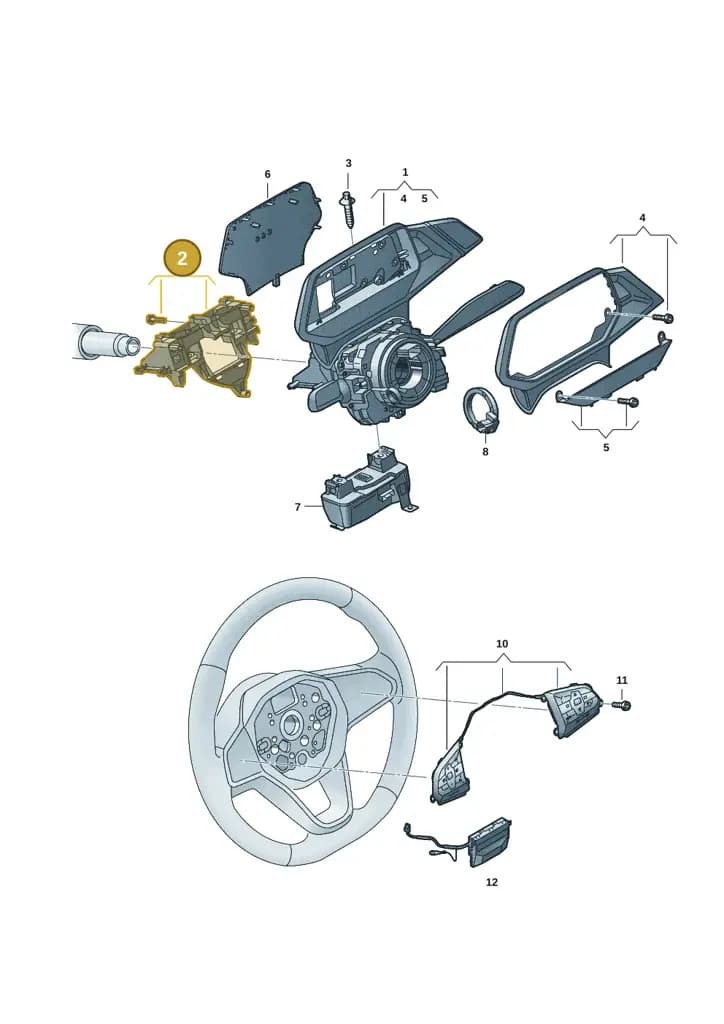 1EA953223 — SEAT CUPRA Born (2021-) diagram 10a953050, position 2