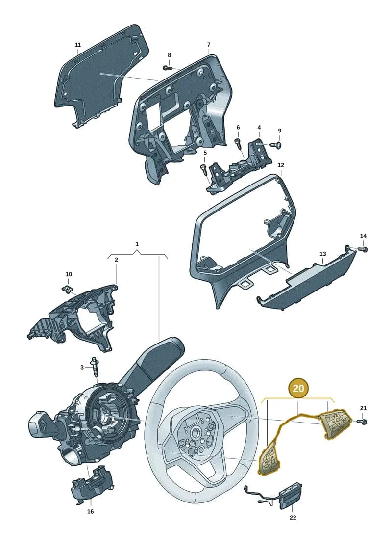 1EA959442JKVQ — Volkswagen ID.Buzz (2022-) diagram 15a953500, position 20