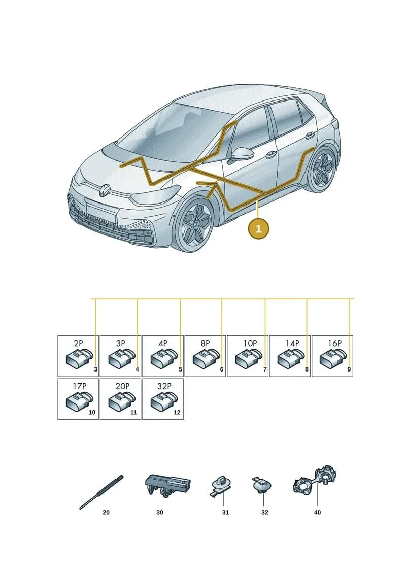 1EA971230E — Skoda Enyaq (2020-2021) diagram 10a972000, position 1