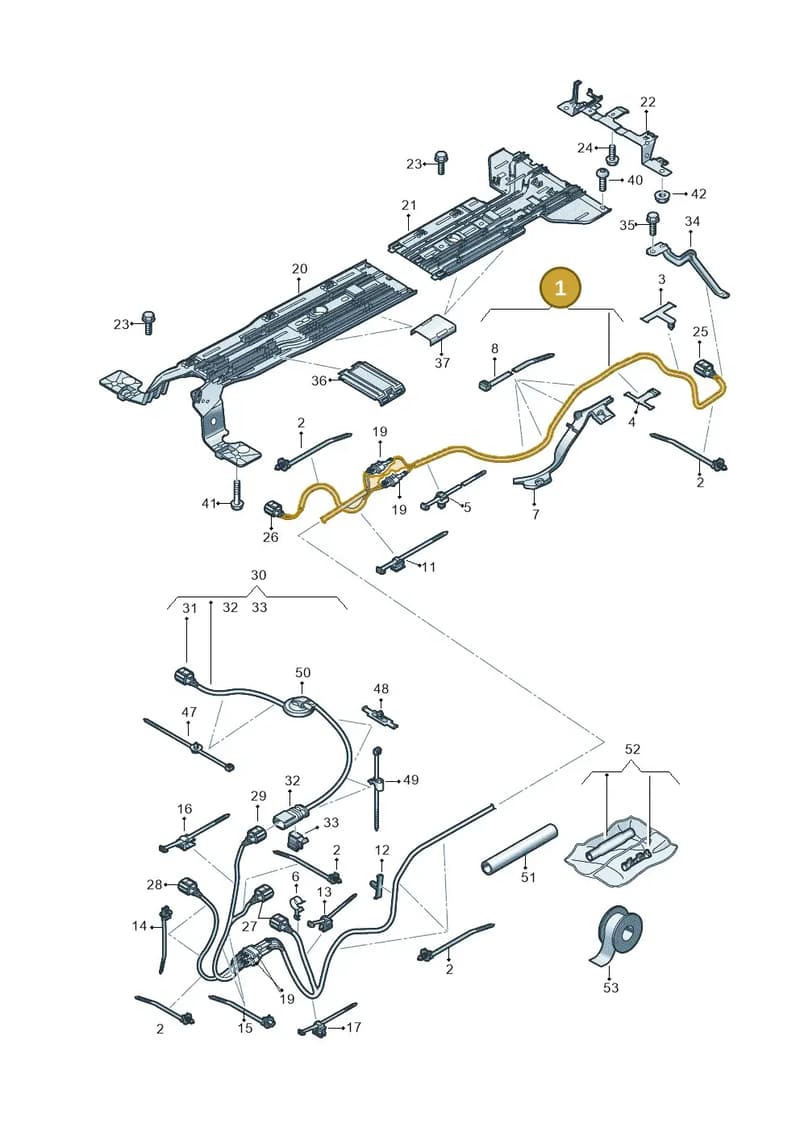 1EA971398AA — SEAT CUPRA Born (2021-) diagram 10a970012, position 1