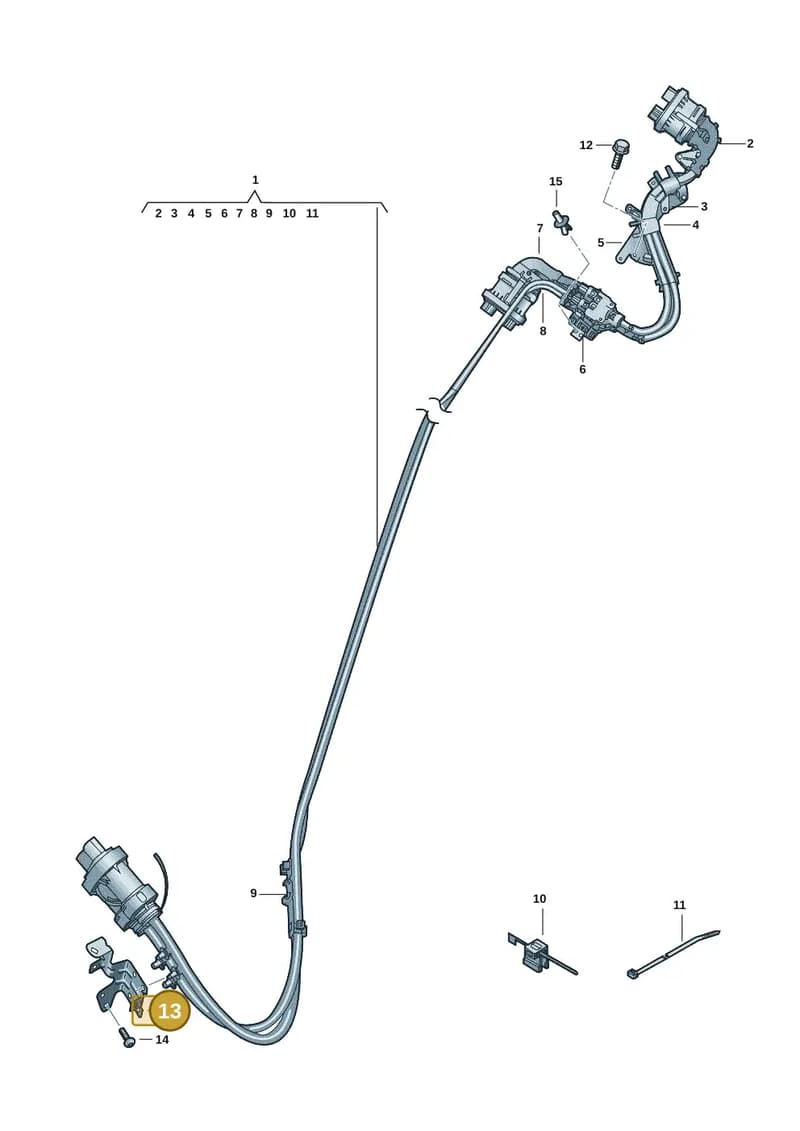 1EA971458C — SEAT CUPRA Tavascan (2023-) diagram 89a970100, position 13