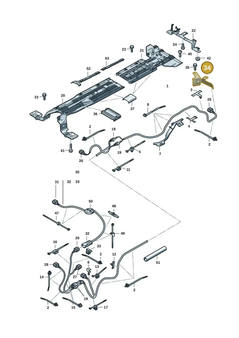 1EA971458R — Volkswagen ID.UNYX (2024-) diagram 11h970200, position 34