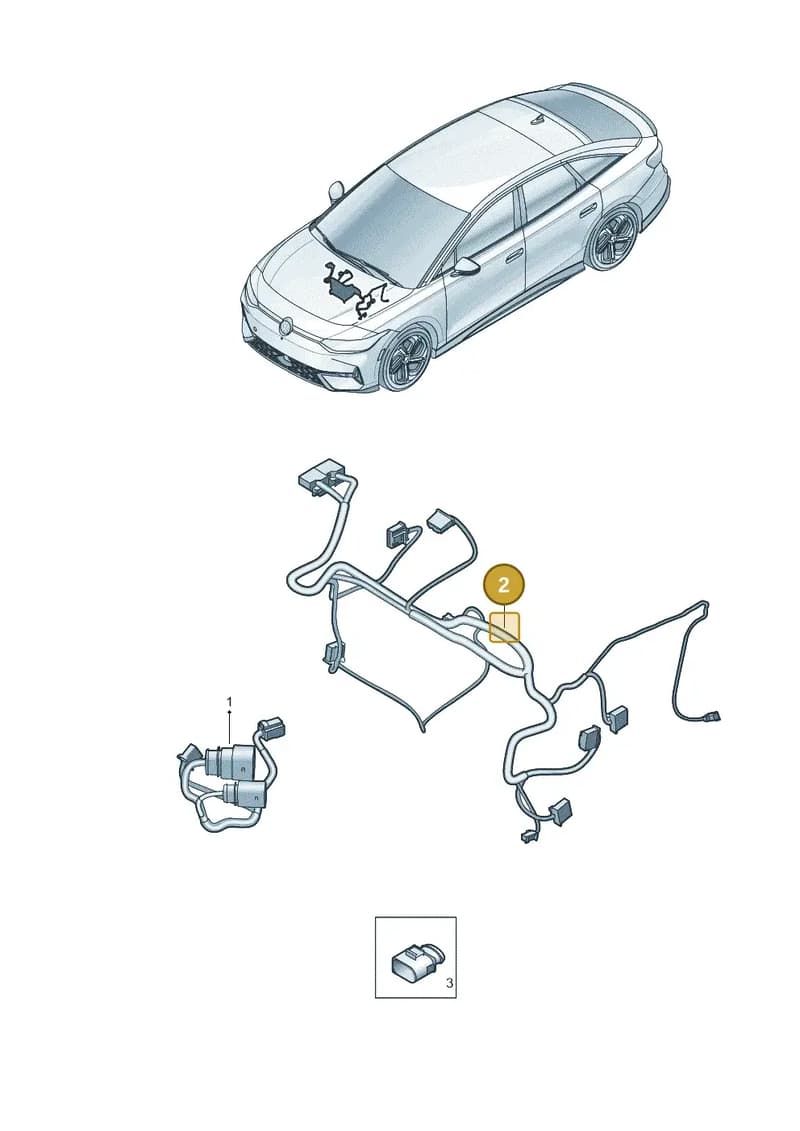 1EA971566Q — Volkswagen ID.7 (2023-2025) diagram 14b972655, position 2