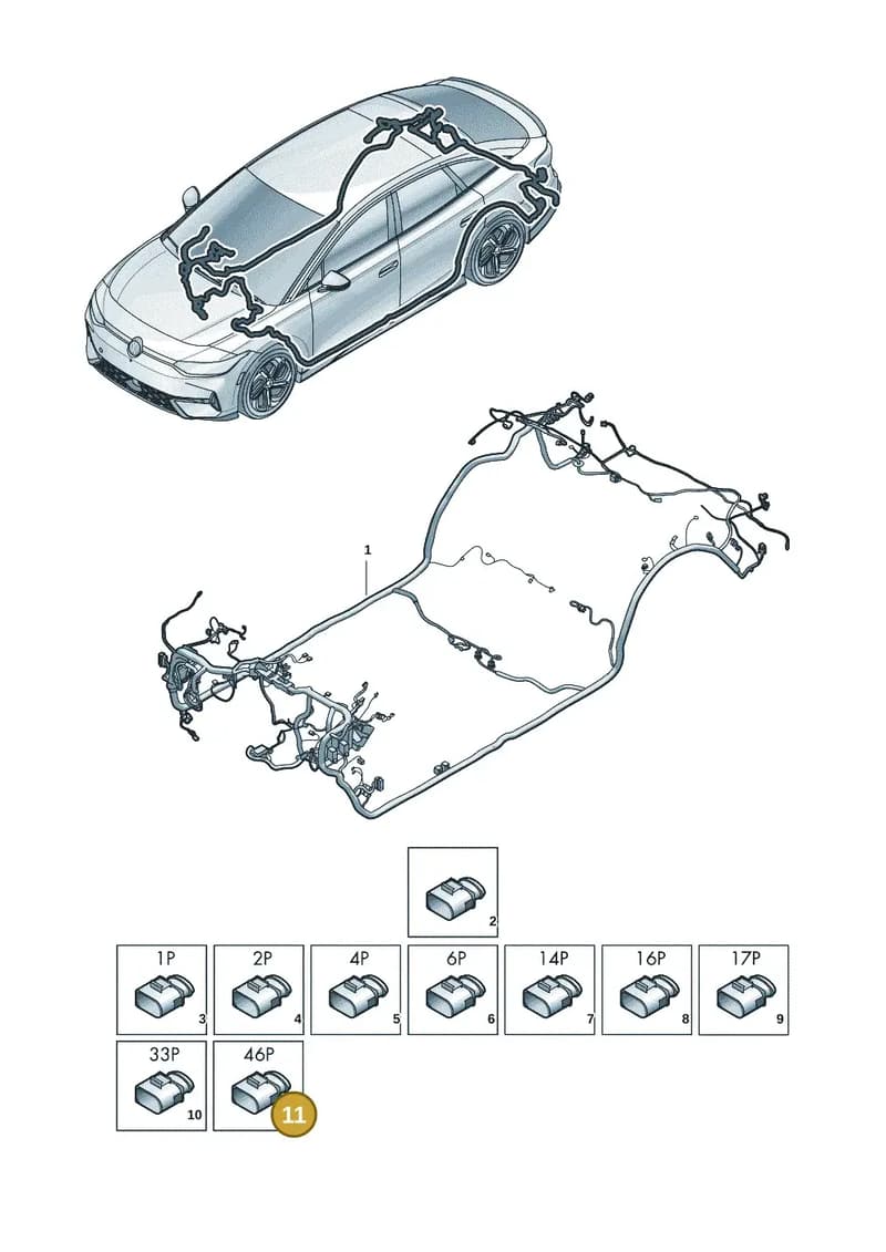 1EA973262A — Volkswagen ID.7 (2023-2025) diagram 14b972000, position 11