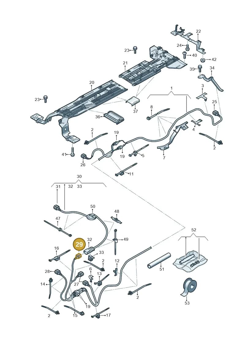 1EA973702A — SEAT CUPRA Born (2021-) diagram 10a970012, position 29