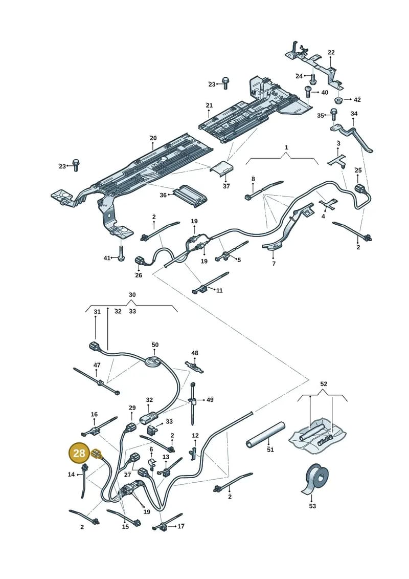 1EA973702C — Volkswagen ID.3 (2019-2025) diagram 10a970012, position 28