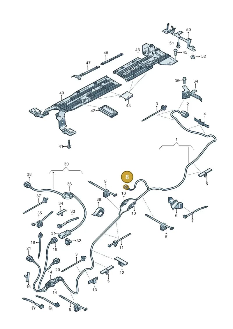 1EA973712H — SEAT CUPRA Tavascan (2023-) diagram 20h970012, position 8