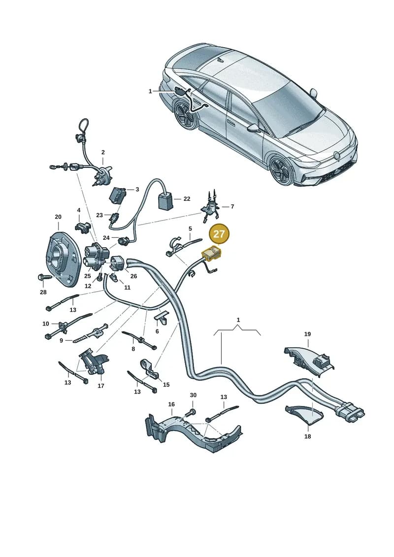 1EA973714 — SEAT CUPRA Tavascan (2023-) diagram 14b970150, position 27
