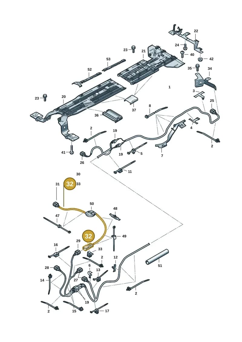 1EA973802B — Volkswagen ID.UNYX (2024-) diagram 11h970200, position 32