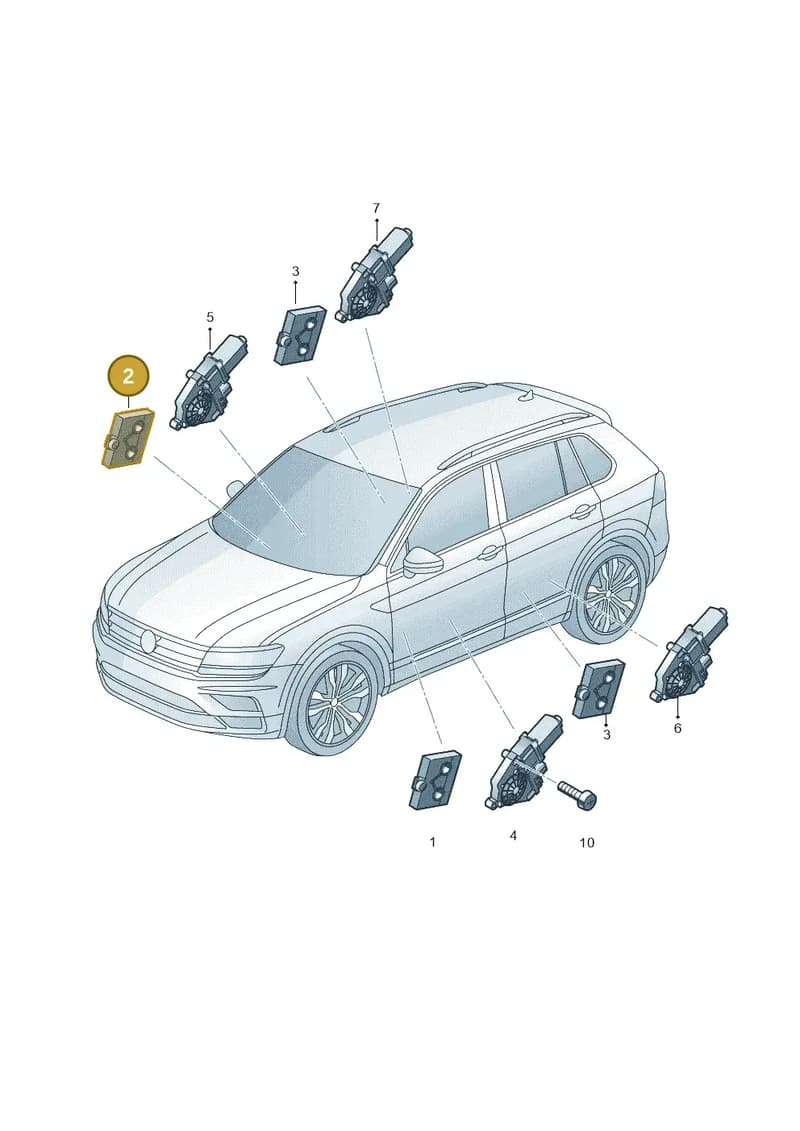 1EB959592 — Skoda Enyaq (2020-2021) diagram 884959100, position 2