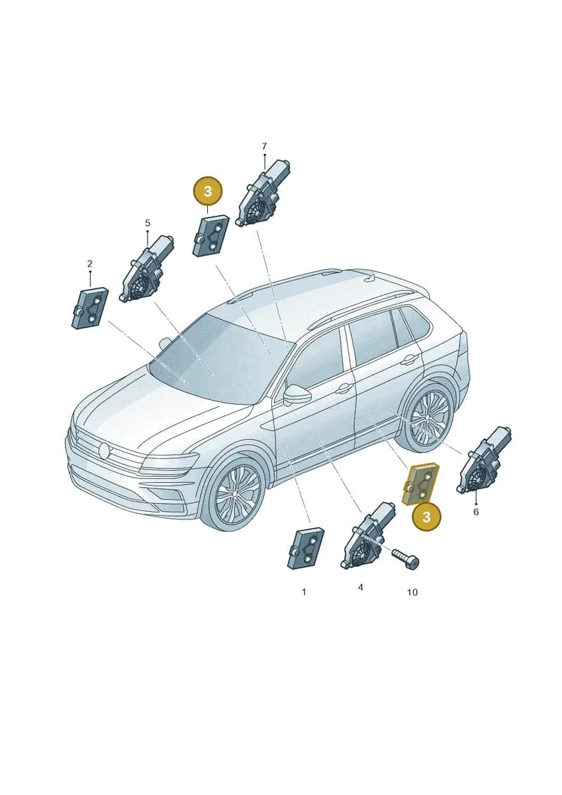1EB959597 — Skoda Enyaq (2020-2021) diagram 884959100, position 3