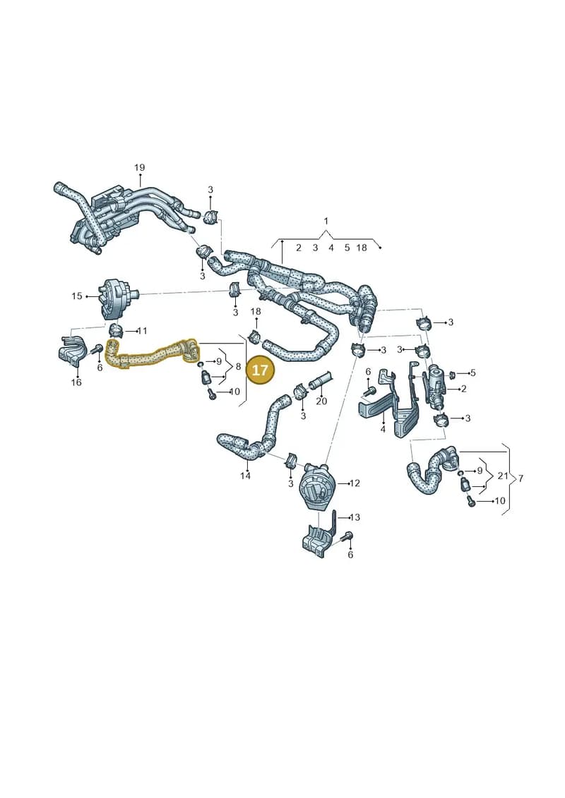 1ED121036 — SEAT CUPRA Tavascan (2023-) diagram 10a121210, position 17