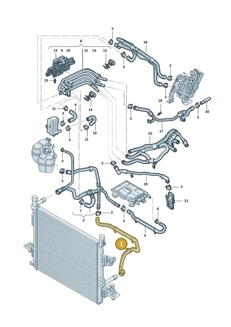 1ED121051A — SEAT CUPRA Tavascan (2023-) diagram 12d121130, position 1