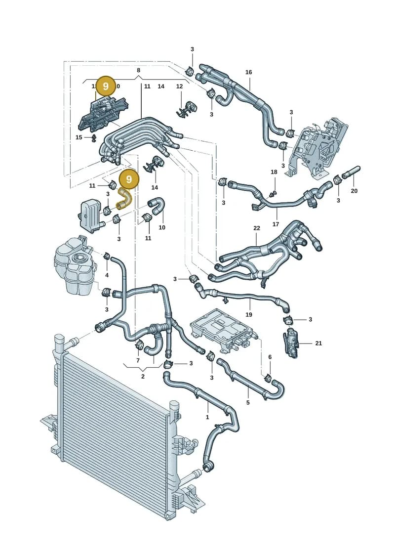 1ED121057C — SEAT CUPRA Tavascan (2023-) diagram 12d121130, position 9