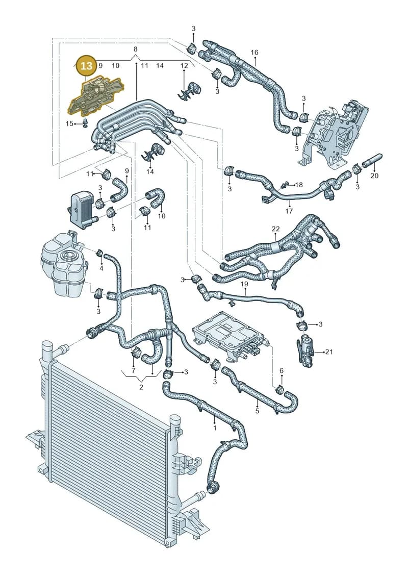 1ED121224C — SEAT CUPRA Tavascan (2023-) diagram 10a121230, position 13