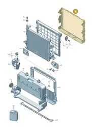 1ED121281B Volkswagen Air Guide