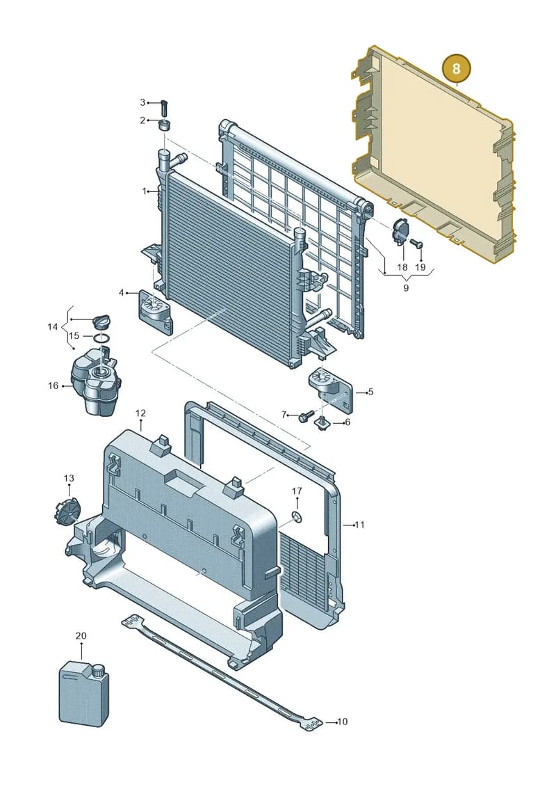 1ED121281B — SEAT CUPRA Tavascan (2023-) diagram 10a122100, position 8