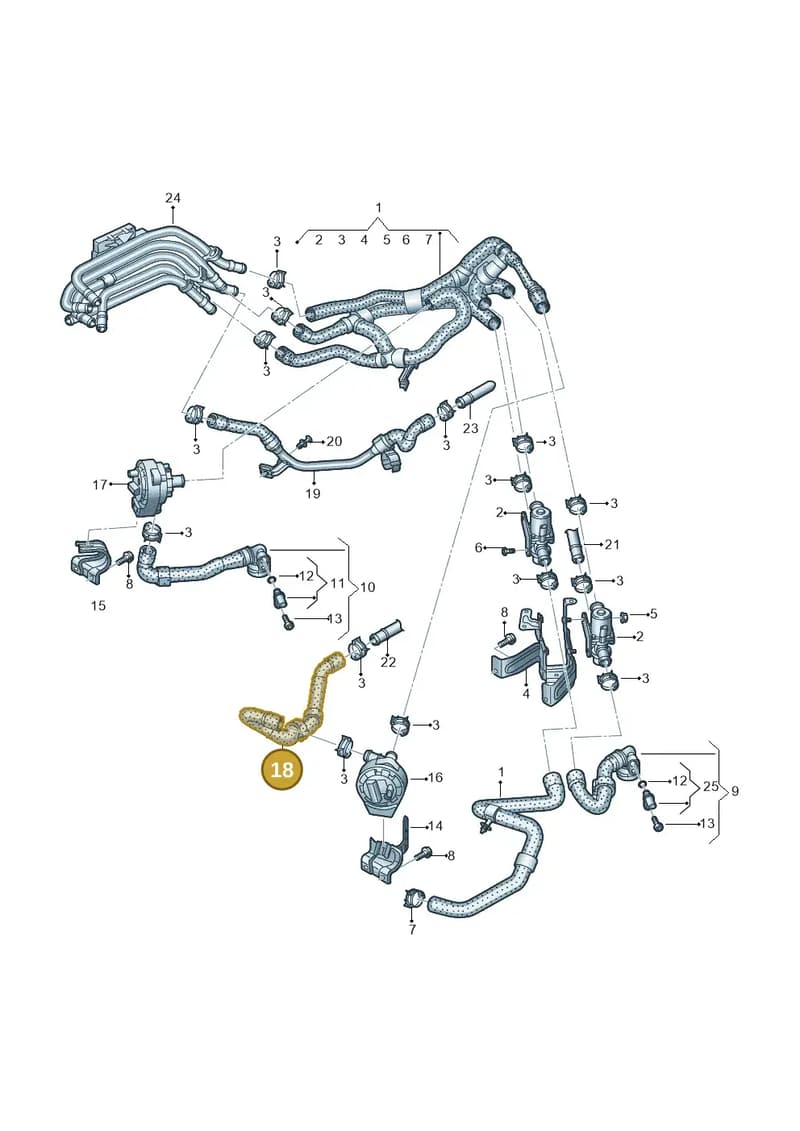 1ED121449A — SEAT CUPRA Tavascan (2023-) diagram 10a121240, position 18