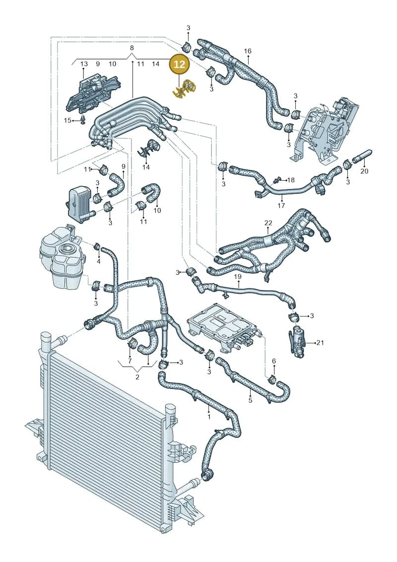 1ED121613D — SEAT CUPRA Tavascan (2023-) diagram 10a121230, position 12