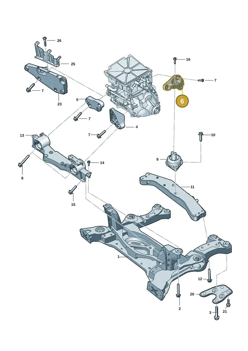 1ED199117A — SEAT CUPRA Tavascan (2023-) diagram 89a199200, position 6