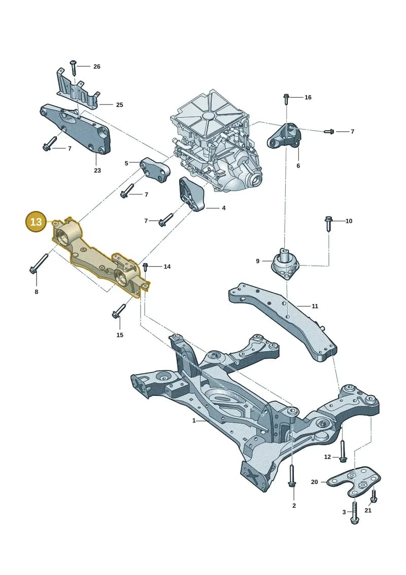 1ED199206A — SEAT CUPRA Tavascan (2023-) diagram 89a199200, position 13