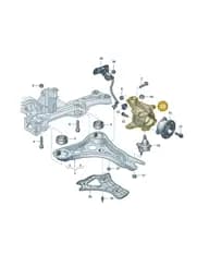 1ED407254J Volkswagen Wheel Bearing Housing