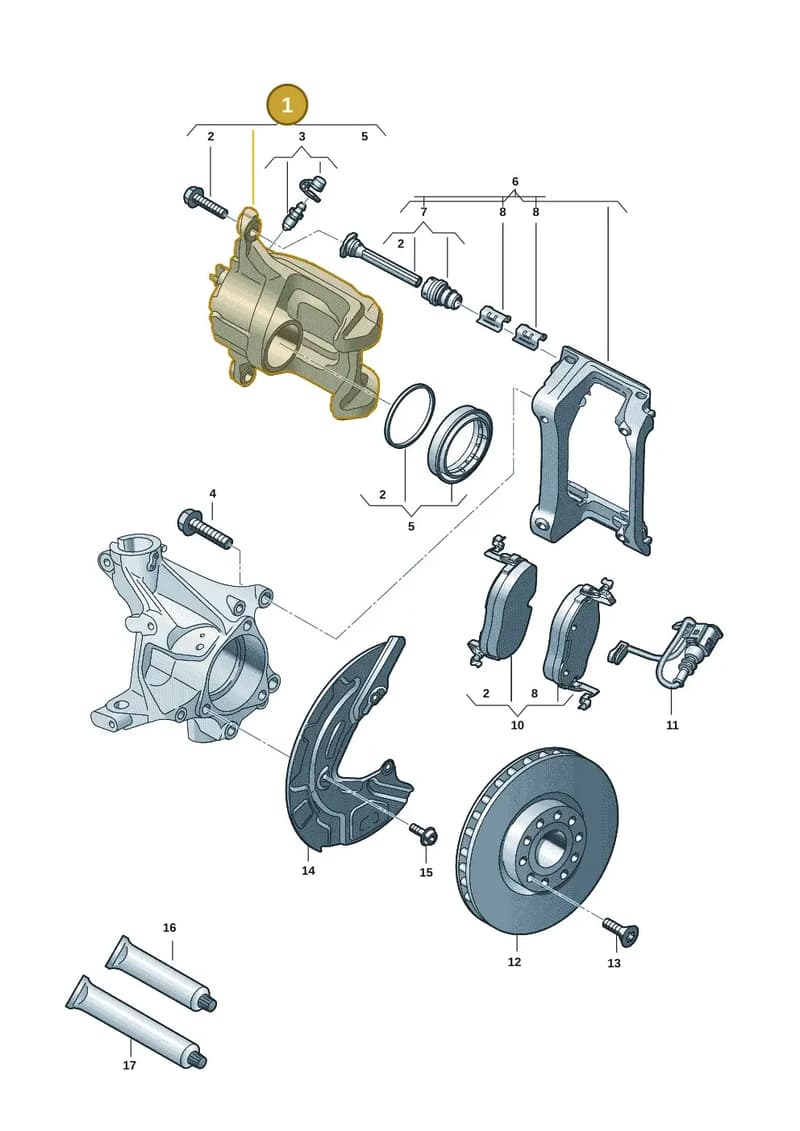 1ED615123 — SEAT CUPRA Tavascan (2023-) diagram 10a615010, position 1