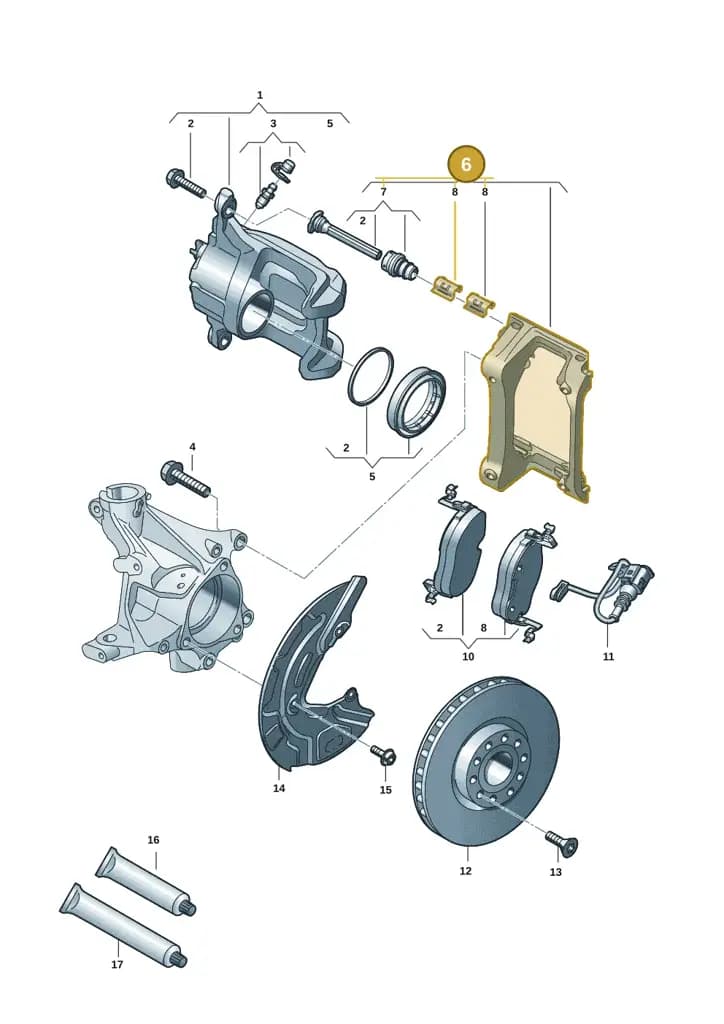 1ED615125 — SEAT CUPRA Tavascan (2023-) diagram 10a615010, position 6