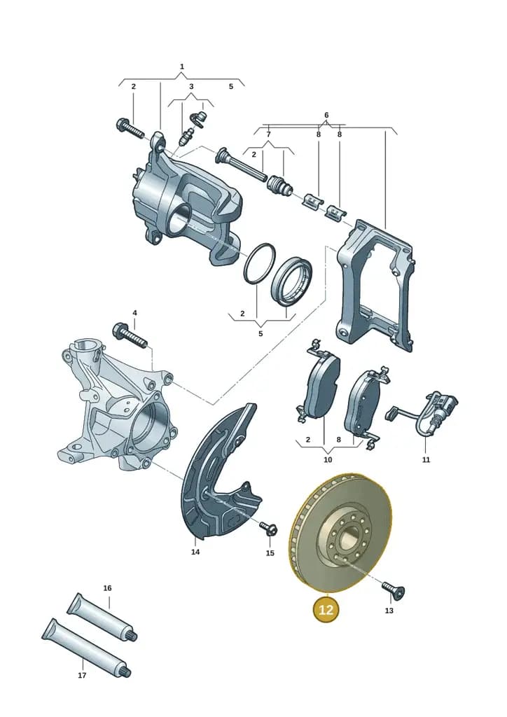 1ED615301A — SEAT CUPRA Tavascan (2023-) diagram 10a615010, position 12