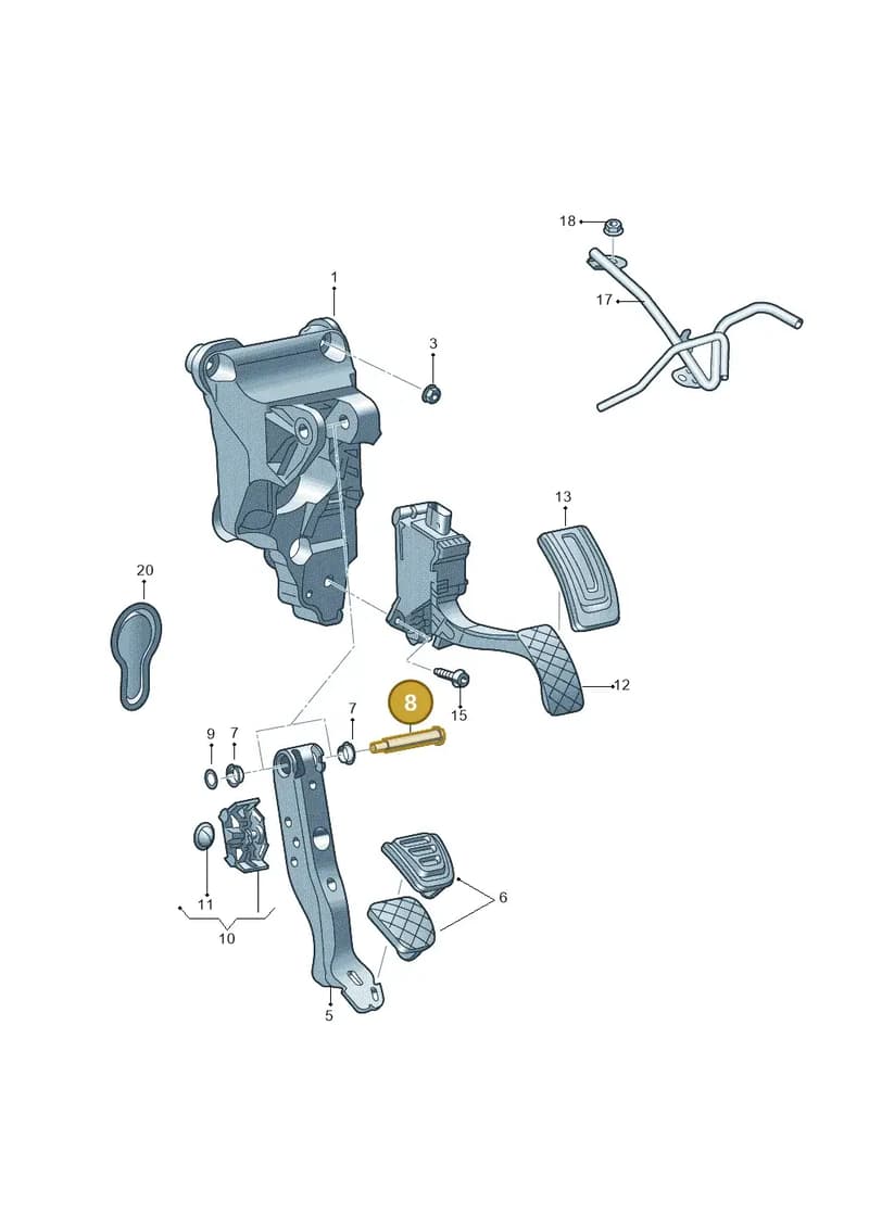 1ED721325 — SEAT CUPRA Tavascan (2023-) diagram 837721600, position 8