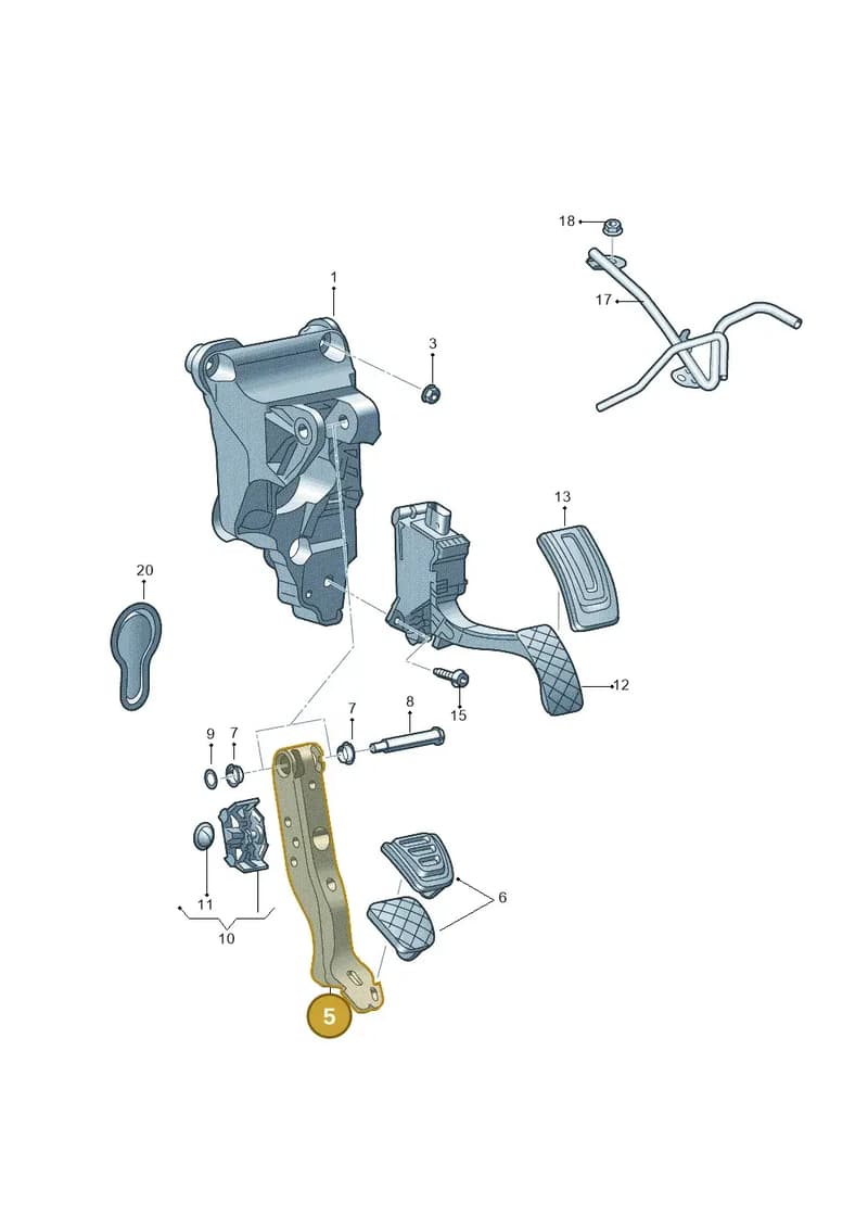 1ED723151B — SEAT CUPRA Tavascan (2023-) diagram 837721600, position 5