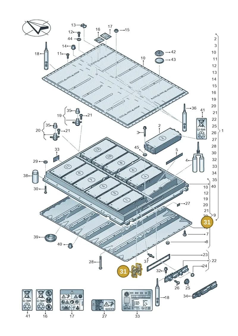 1ED804999 — SEAT CUPRA Tavascan (2023-) diagram 082915050, position 31