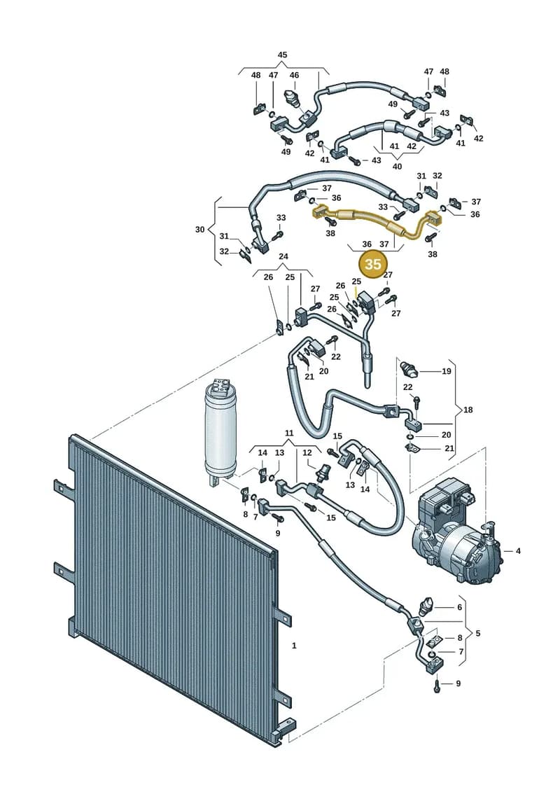 1ED816533B — SEAT CUPRA Tavascan (2023-) diagram 10a260500, position 35