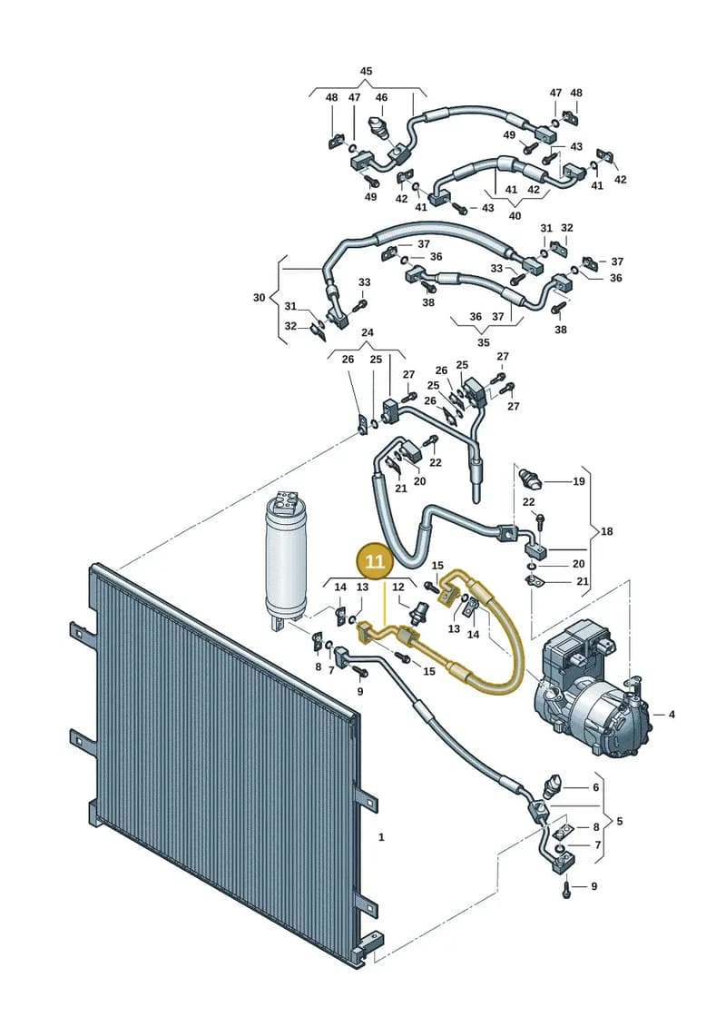 1ED816545D — SEAT CUPRA Tavascan (2023-) diagram 10a260500, position 11