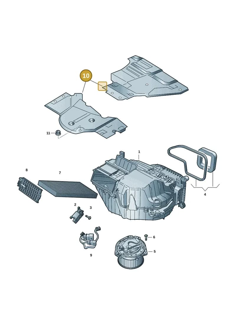 1ED819587C — SEAT CUPRA Tavascan (2023-) diagram 89a820100, position 10