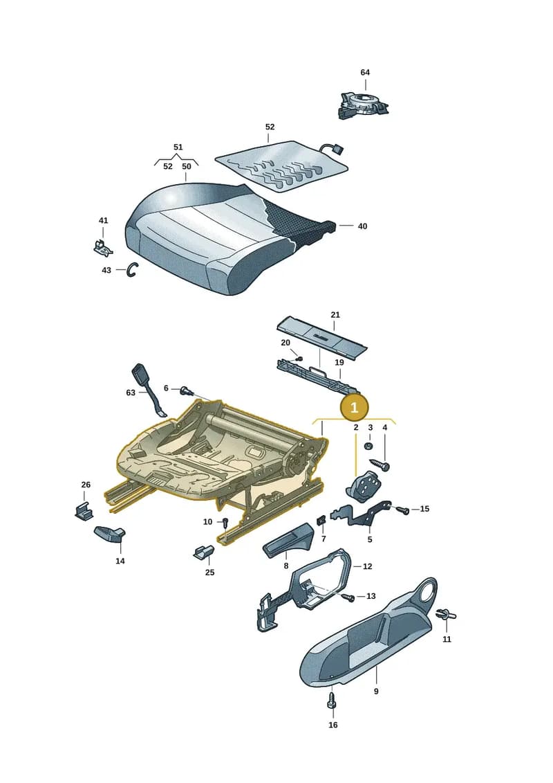 1ED881105D — SEAT CUPRA Tavascan (2023-) diagram 10a881000, position 1