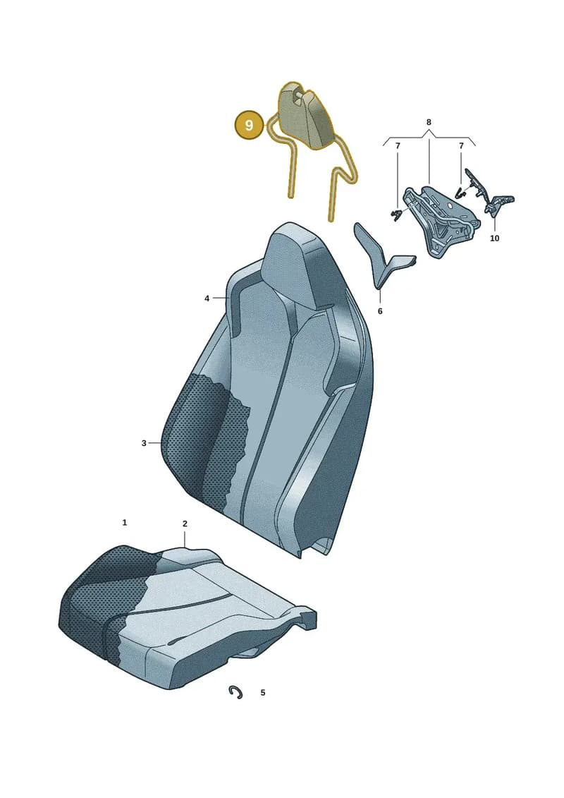 1ED881914B — SEAT CUPRA Tavascan (2023-) diagram 20h881070, position 9
