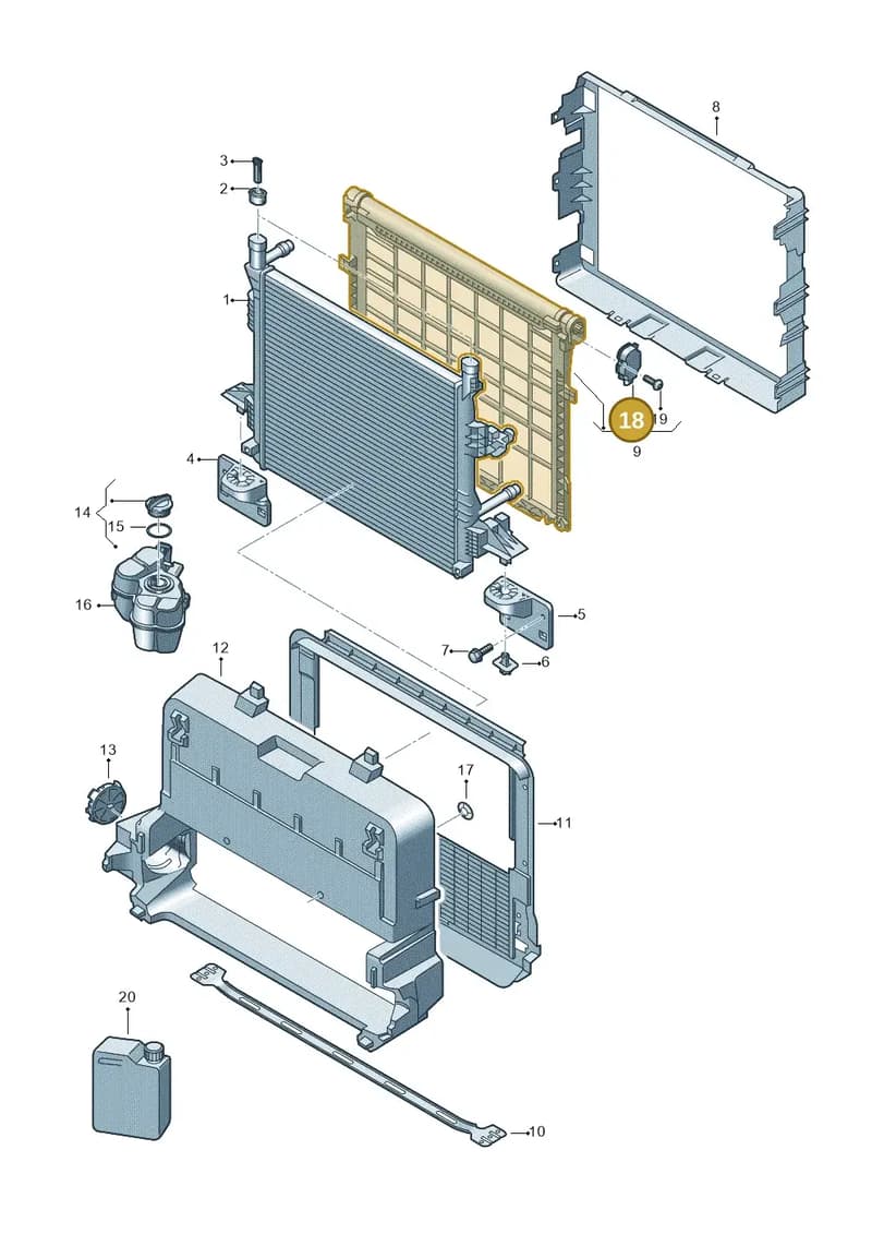 1ED965501A — SEAT CUPRA Tavascan (2023-) diagram 10a122100, position 18