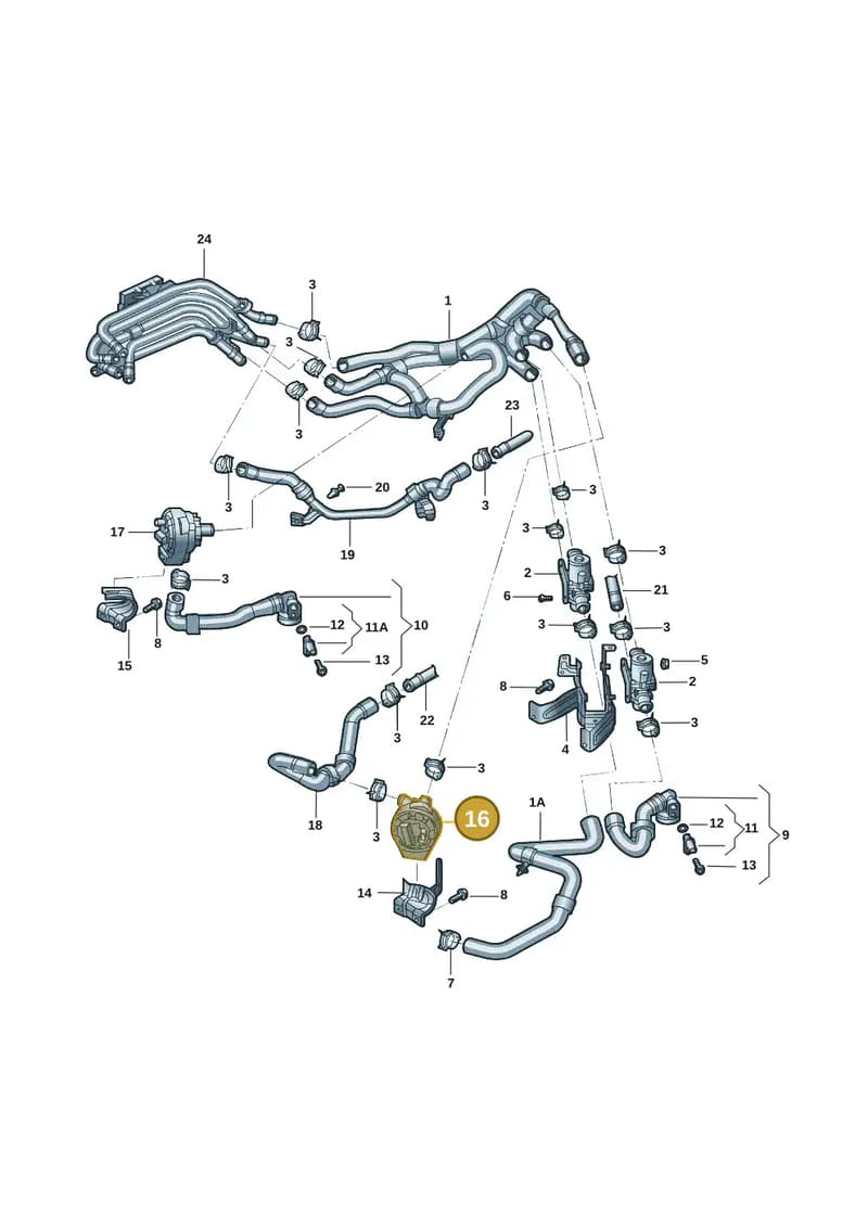 1ED965567G — SEAT CUPRA Tavascan (2023-) diagram 11d121140, position 16