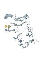 1ED965567H Volkswagen Coolant Pump