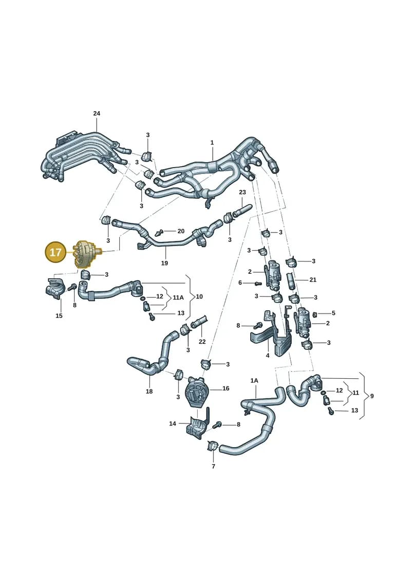 1ED965567H — SEAT CUPRA Tavascan (2023-) diagram 11d121140, position 17