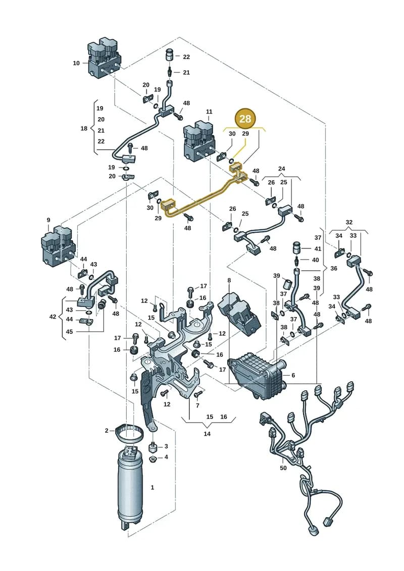1EE816540 — Volkswagen ID.UNYX (2024-) diagram 10a260600, position 28