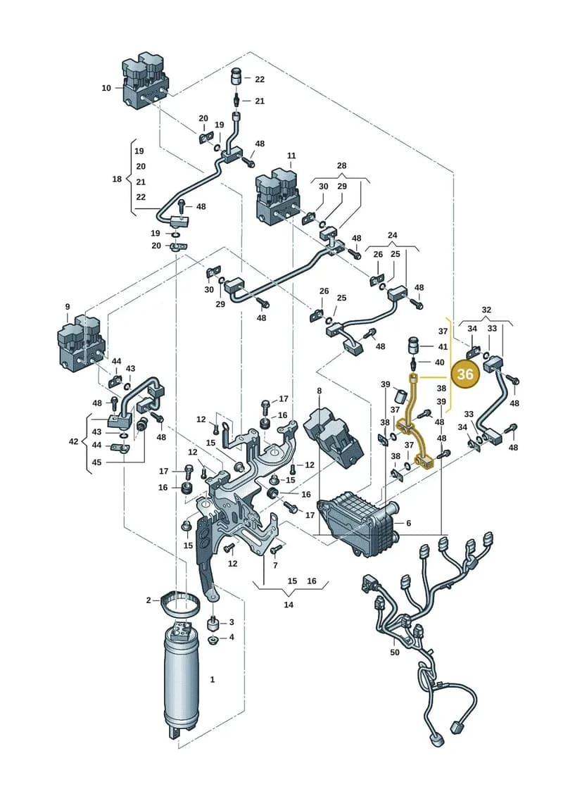 1EE816543 — Volkswagen ID.UNYX (2024-) diagram 10a260600, position 36