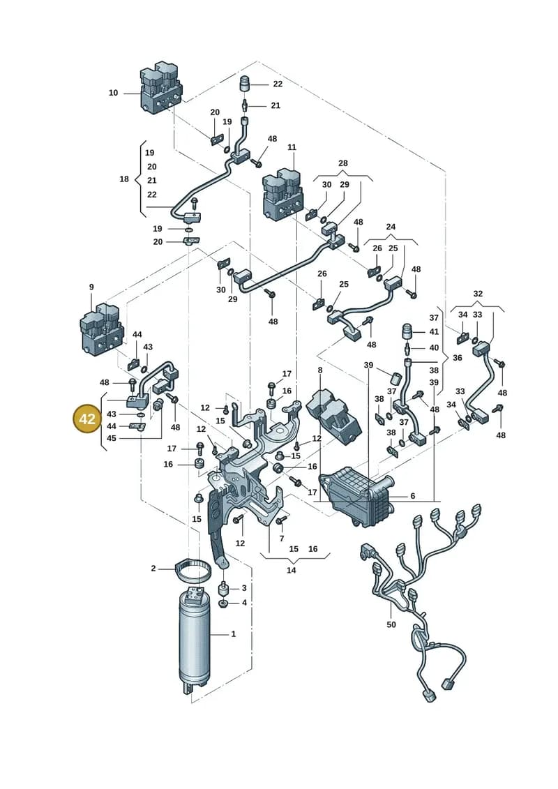 1EE816544 — Volkswagen ID.3 (2021-) diagram 12d260600, position 42