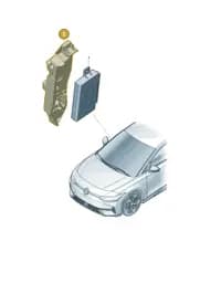 1EE906508 Volkswagen Retainer for Control Unit