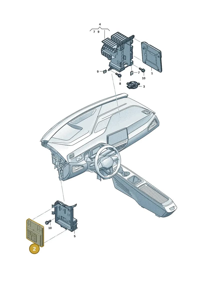 1EE937089 — Skoda Enyaq (2020-2021) diagram 10a937050, position 2