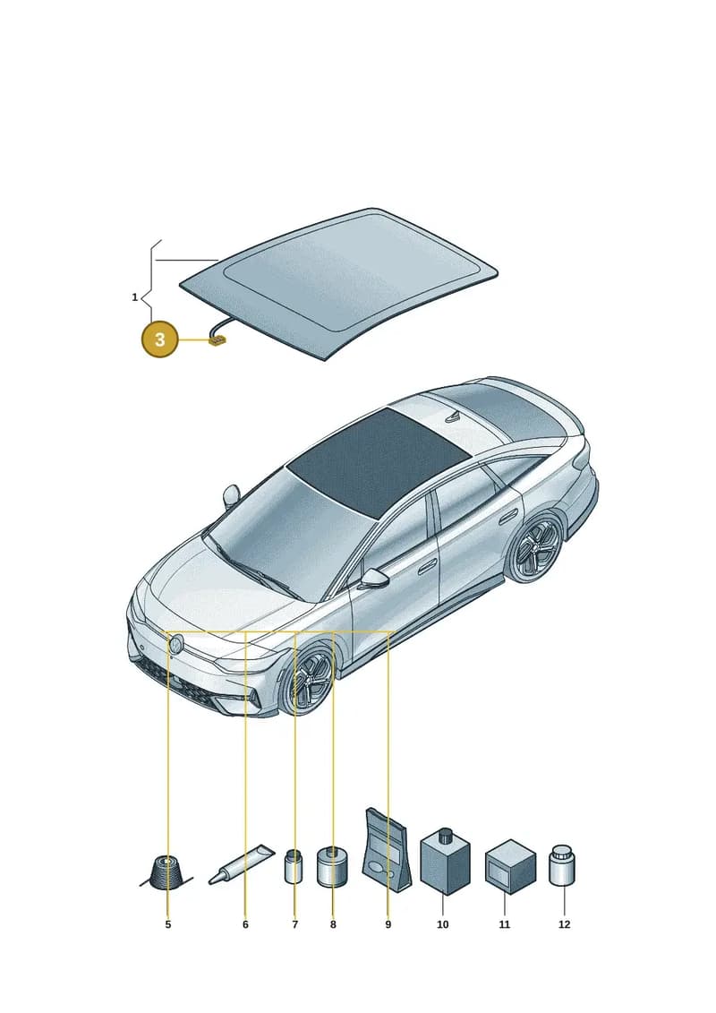 1EG972710 — Volkswagen ID.7 (2023-2025) diagram 14b877000, position 3