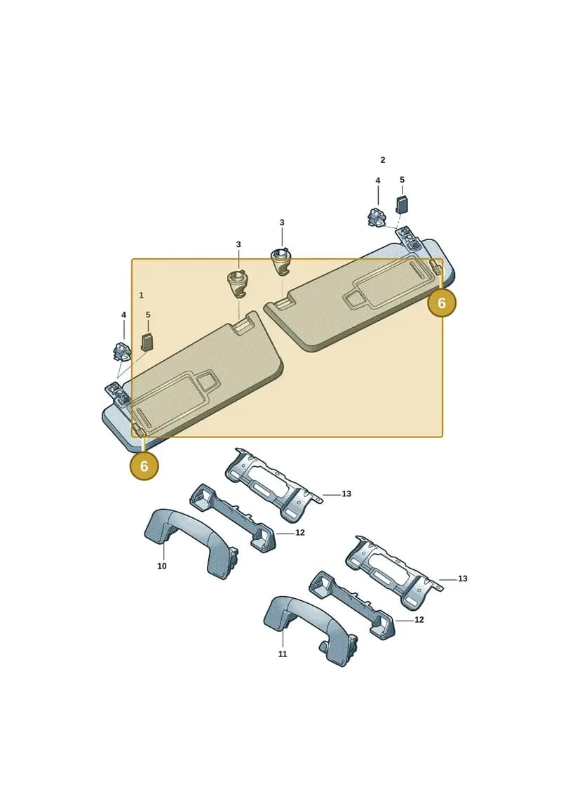 1H0973131A — Volkswagen ID.3 (2021-) diagram 10d857050, position 6